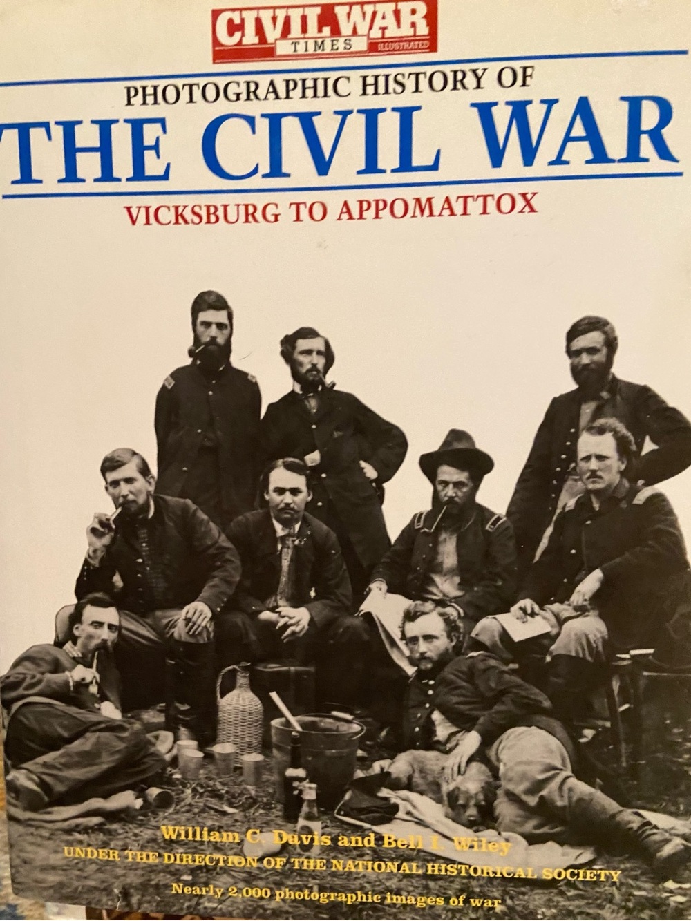 Civil War Photo History coffee table book Men’s Military Jacket cover 1800s